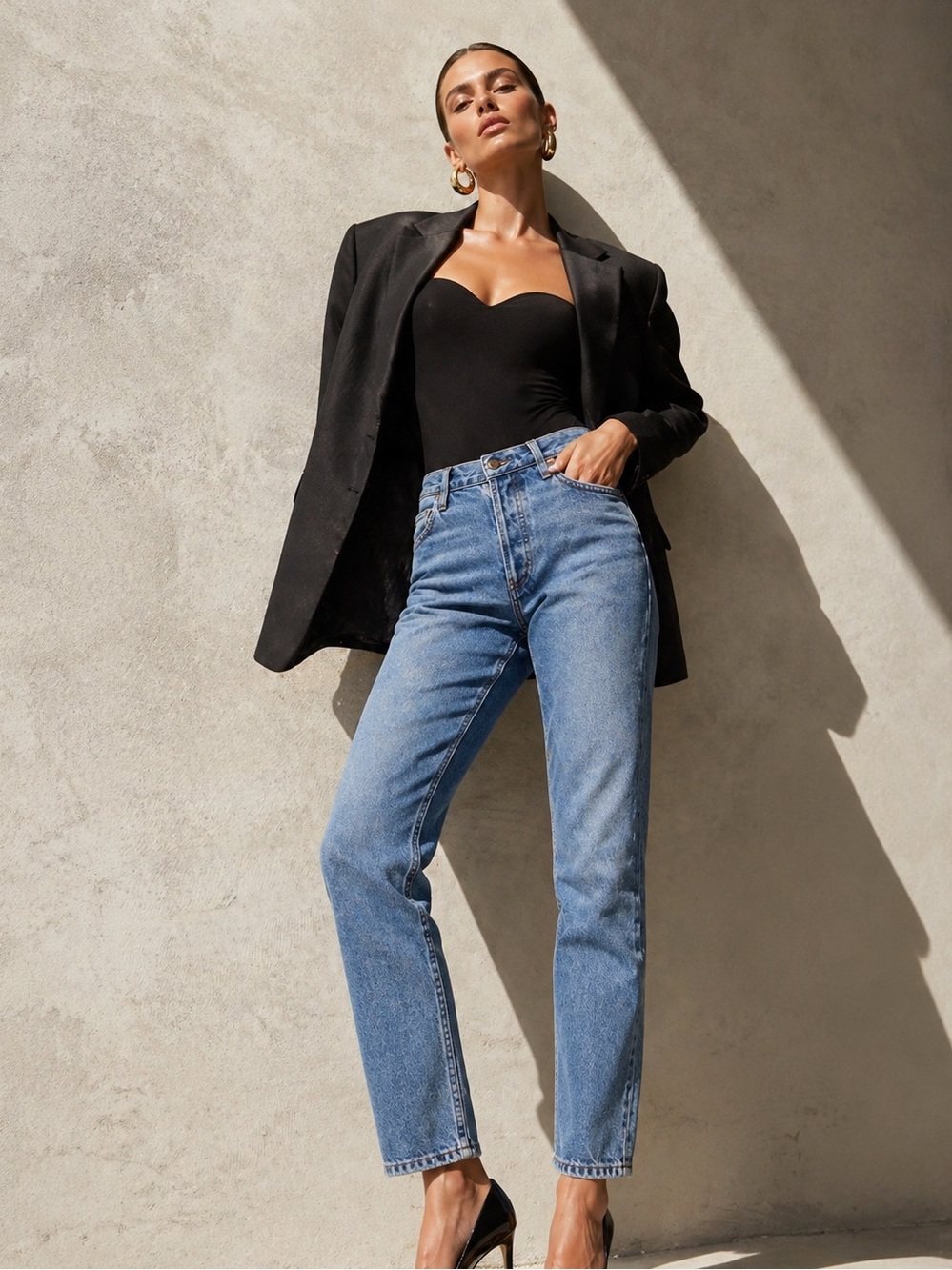 Talula x Agolde High Rise Tapered Jeans